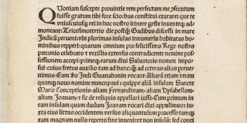 Лист Христофора Колумба про відкриття Америки пішов з молотка за вражаючі $3,9 млн